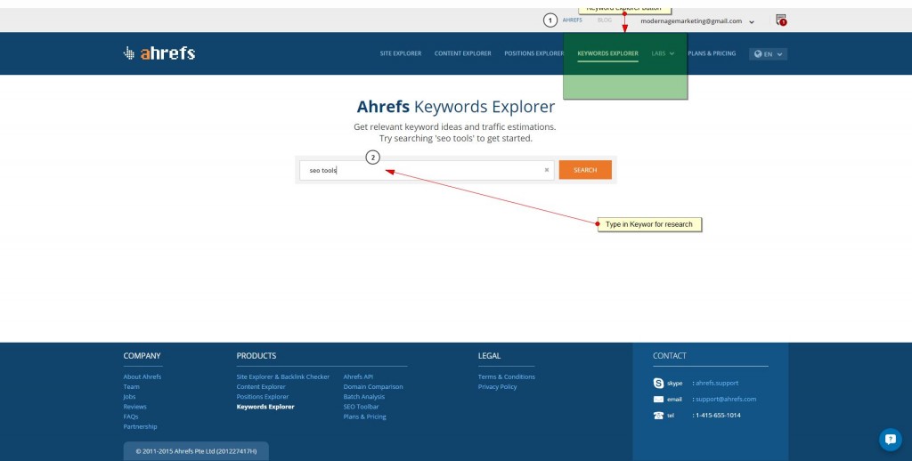 Ahrefs Keyword Explorer